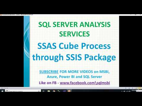 SSAS Cube Process through SSIS Package | Processing SSAS CUBE in SSIS