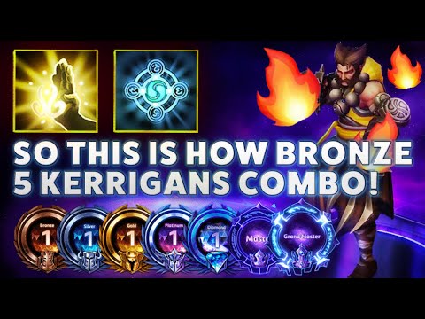 Kharazim Palm - SO THIS IS HOW BRONZE 5 KERRIGANS COMBO! - Bronze 2 Grandmaster S2 2022