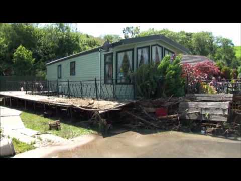 Raw Video: Flooding Triggers Rescues in Wales