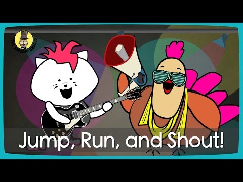 Jump, Run and Shout! | Action song for kids | The Singing Walrus