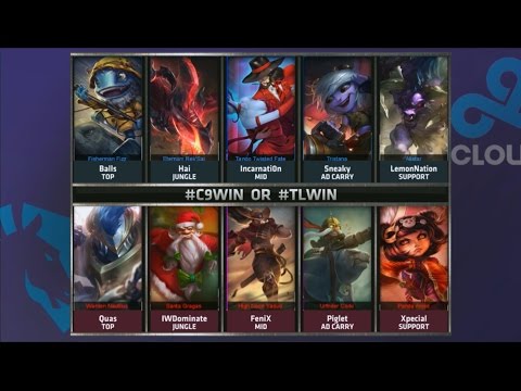 C9 vs TL Game 2 Highlights - CLOUD 9 vs TEAM LIQUID - Week 6 NA LCS SUMMER 2015