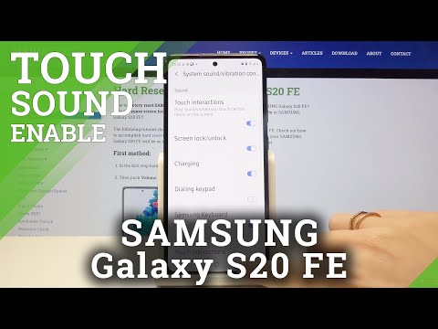 How to Enable Touch Sounds in SAMSUNG Galaxy S20 FE – Keyboard Settings