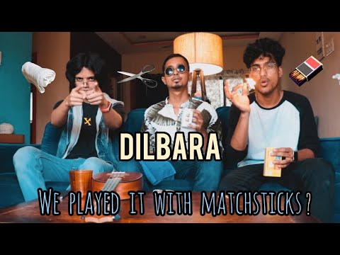 Dilbara - Dhoom, but played with Cup,Towel,Glass,Matchstick and other stuff | THE 9TEEN