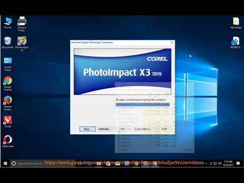 Uninstall PhotoImpact X3 on Windows 10 Creators Update