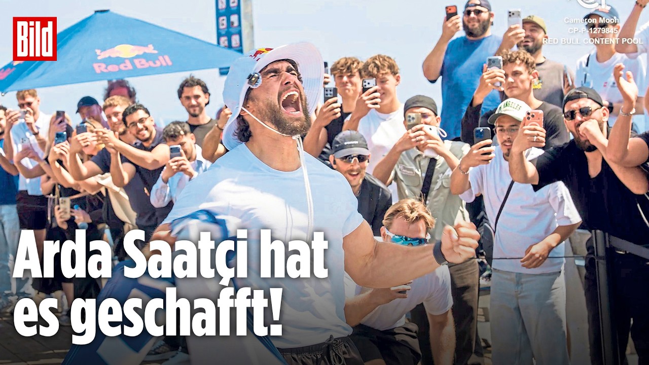 MAMA WARTET AM ZIEL: Extremsportler Arda Saatçi kämpft 123 Stunden bis Santa Monica!