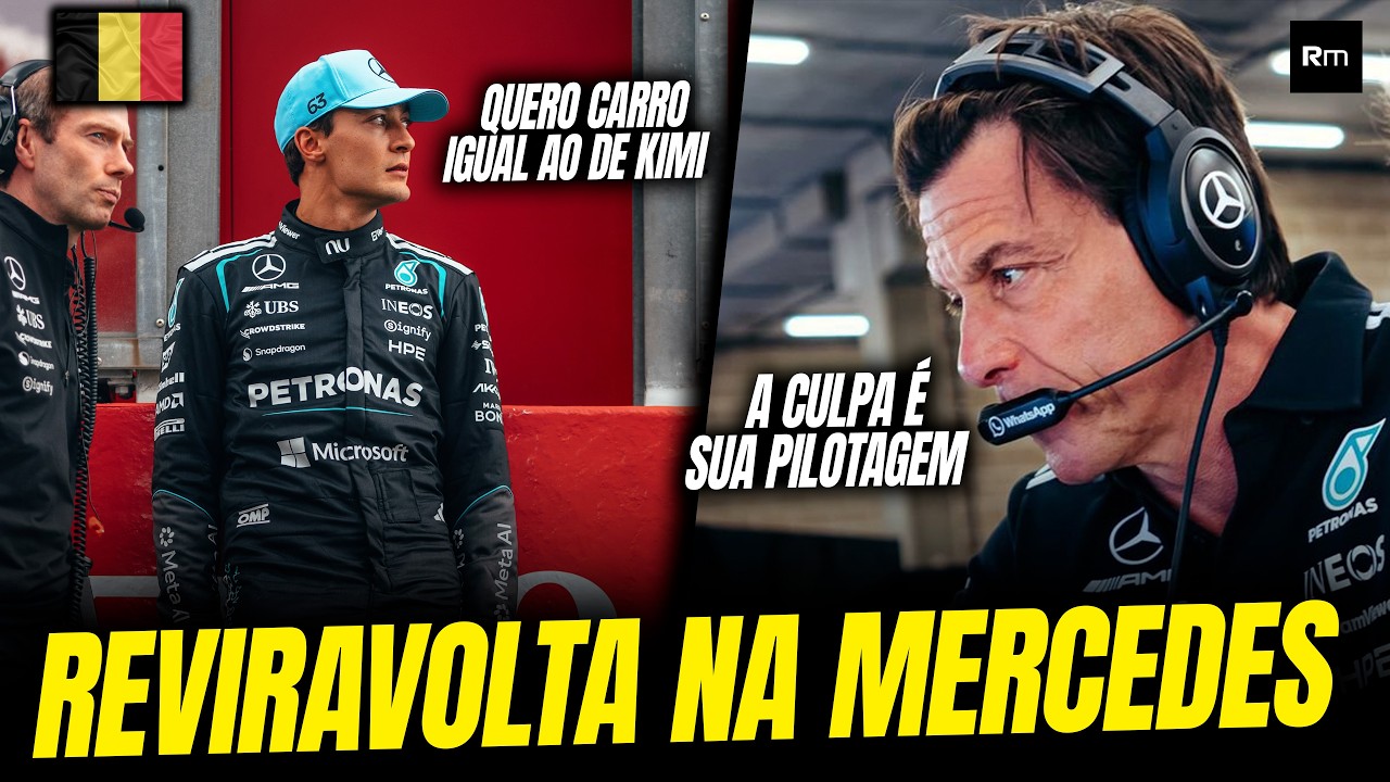 🚨 WOLFF DÁ INVERTIDA EM RUSSELL SOBRE PILOTAGEM E PROBLEMAS NO CARRO E REVELAÇÃO DE STELLA MUDA TUDO