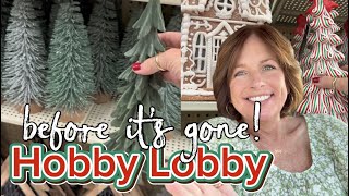 🎄NEW🎄SHOP WITH ME! CHRISTMAS DECOR at HOBBY LOBBY!  BEFORE IT SELLS OUT! 🎄