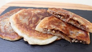 호떡 믹스 없이 호떡 만들기 Korean popular street snack `hotteok` Sweet pancake `hotteok`