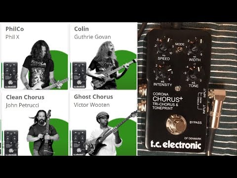 TC Electronic Corona Chorus Artist Toneprints