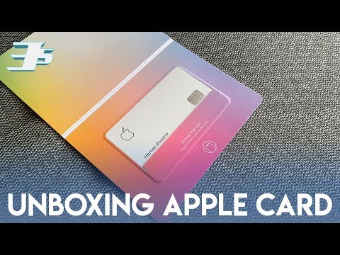 Unboxing Apple Card