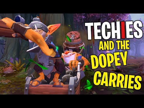 Techies and the Dopey Carries - DotA 2 Funny Moments