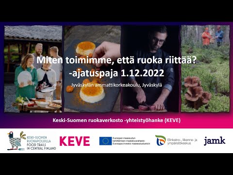 , title : 'Miten toimimme, että ruoka riittää? -ajatuspaja 1.12.2022'