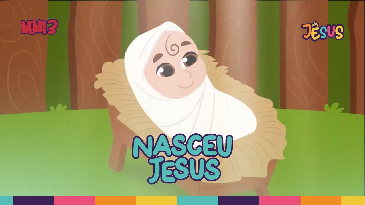 Nasceu Jesus | Natal | Cante com Nena 3 | Músicas Gospel Infantil | Desenho