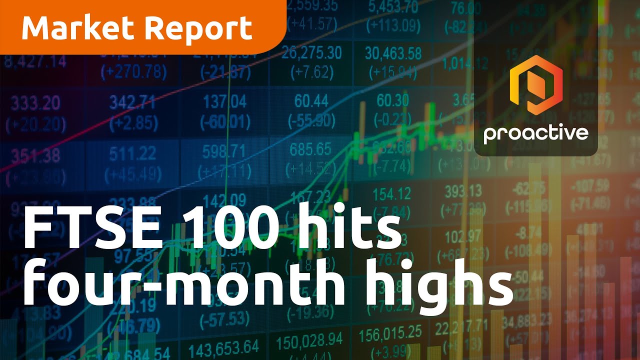 FTSE 100 hits four-month highs on Chinese industrial news - Market Report