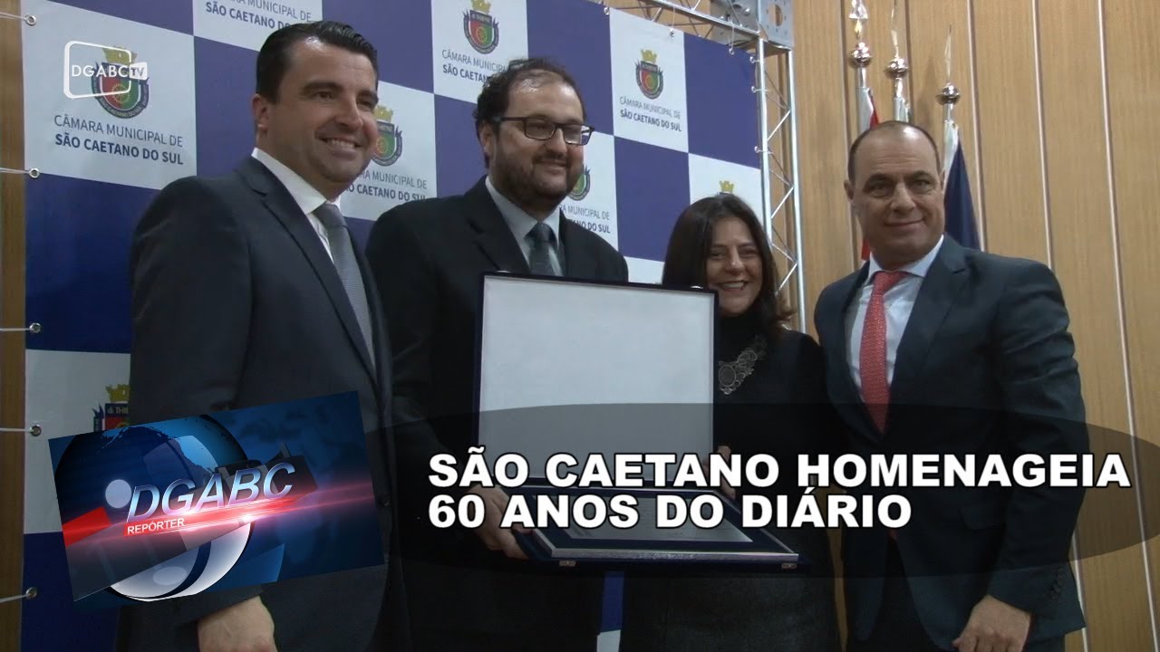 Diário é homenageado na Câmara de São Caetano; exposição é inaugurada