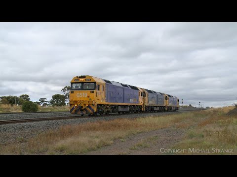 G Class Diesel Locomotives Running Light Engine (7/2/2023) - PoathTV Australian Trains