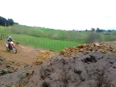 start of the new supercross track.