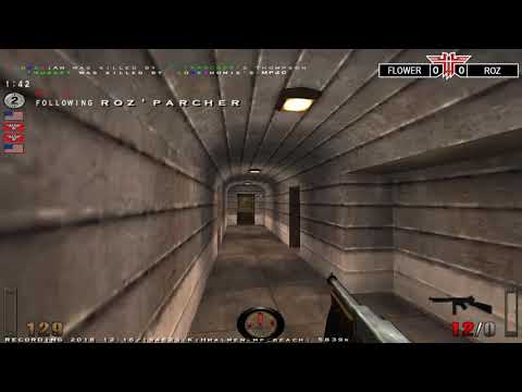RTCW - FLOWER vs. ROZ w/ Tosspot, CF XMAS ODC Semi Final - Return to Castle Wolfenstein