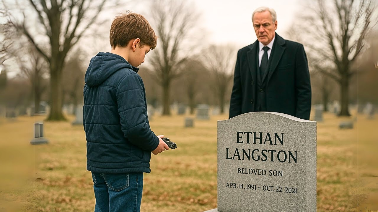 Billionaire Finds Poor Boy at His Son’s Grave — What Happens Next Will Break Your Heart