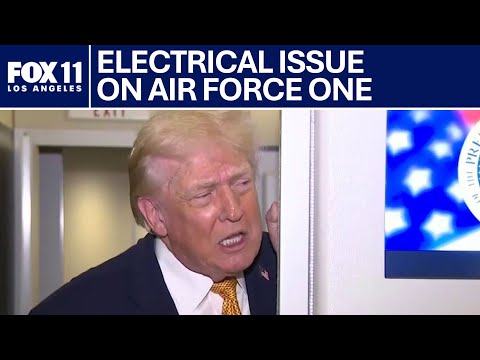 Air Force One carrying Trump forced to turn around due to electric issue | FOX 11 LA