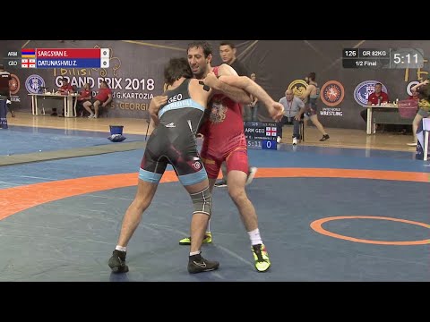 1/2 GR - 82 kg: E. SARGSYAN (ARM) v. Z. DATUNASHVILI (GEO)
