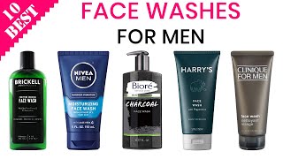10 Best Face Washes for Men | Men’s Charcoal Cleanser