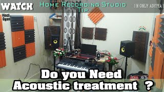 Acoustic treatment needed or not ?|Home Recording Studio Tips|pro Sounding Room 4 Mixing & Mastering