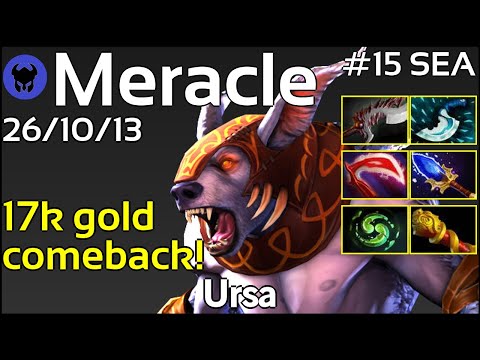 Meracle plays Ursa!!! Dota 2 7.19