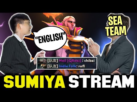 Can SUMIYA survive SEA Server with LOL English | Sumiya Invoker Stream Moment #2195