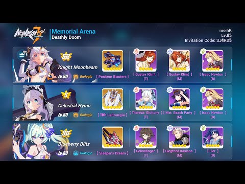 [HI3 Exalted] Doom boss KMB(sss) CH BB 31200 pts