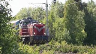 preview picture of video 'freight train 5423 raahe tuomioja ruukki 2 x HD'