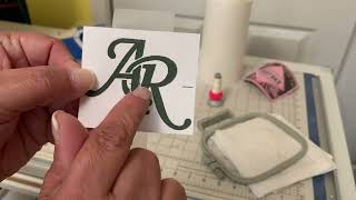 How to Embroider Cocktail Napkins using Single- Multiple Needle Embroidery Machine. Great Gift Idea!