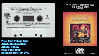 Stephen Stills -First Things First