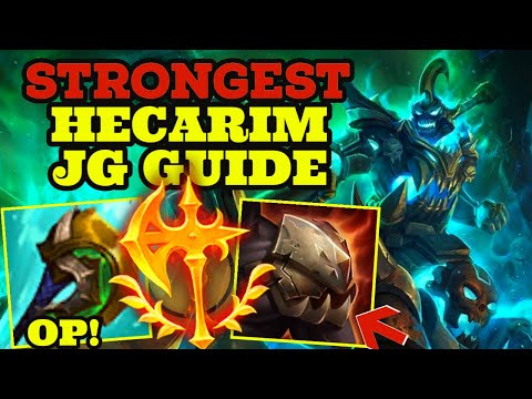 HOW TO PLAY HECARIM JUNGLE BEST BUILD AND RUNES S11 - League of Legends Season 11