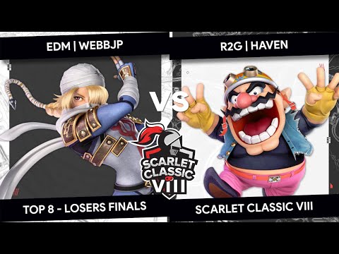 Scarlet Classic VIII - EDM | WebbJP (Sheik) Vs. Haven (Wario) - Top 8 - Losers Finals