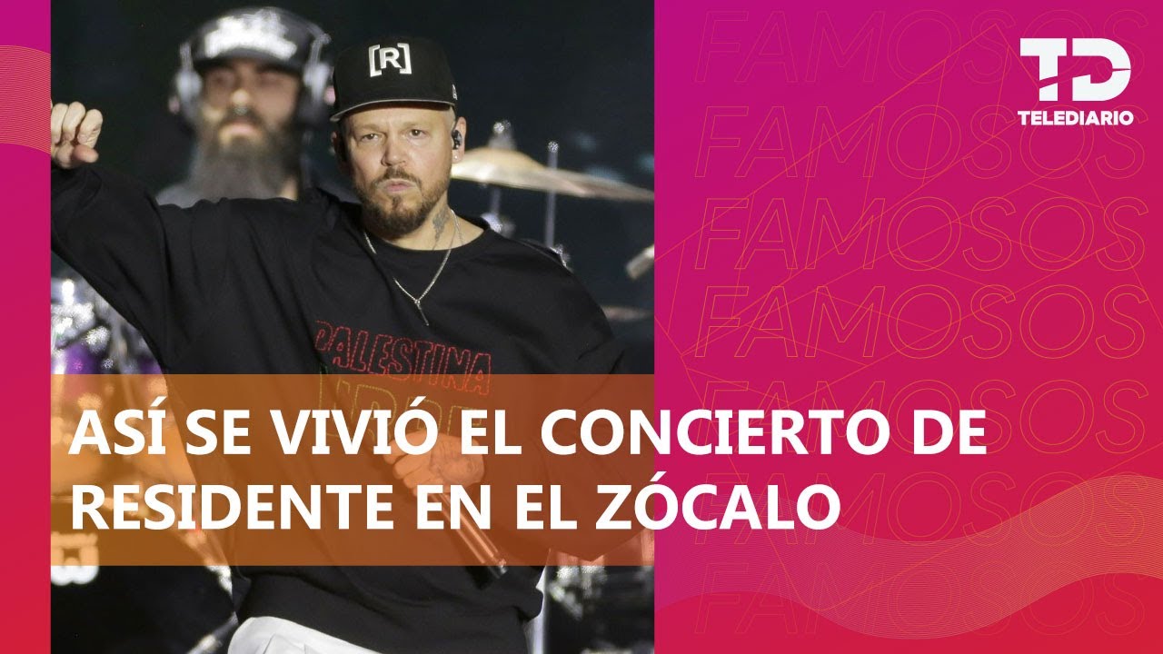 Música y baile: Residente reúne a 180 mil personas en el Zócalo de la Ciudad de México