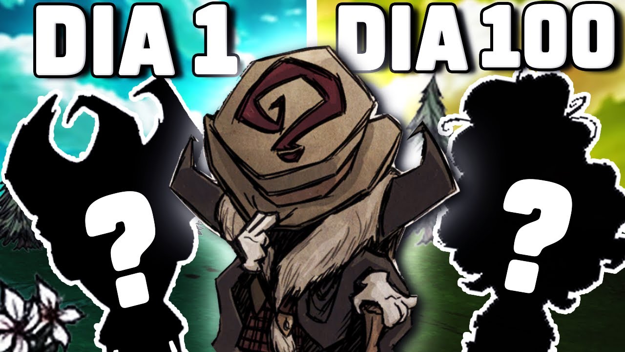 Passei 100 dias MAS a cada boss eu tenho que trocar de PERSONAGEM dont starve