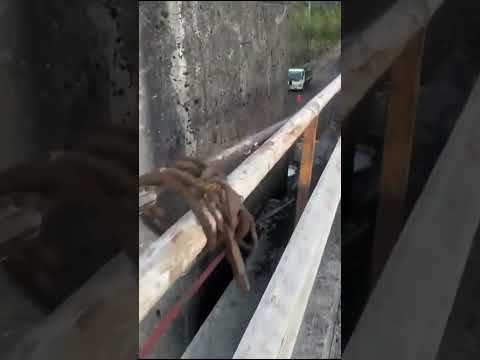 Se reporta corte de tirante en Puente Yelcho, Chaitén