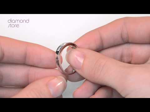 FT35 72S - Platinum Princess 0.50ct Diamond Half Eternity Ring