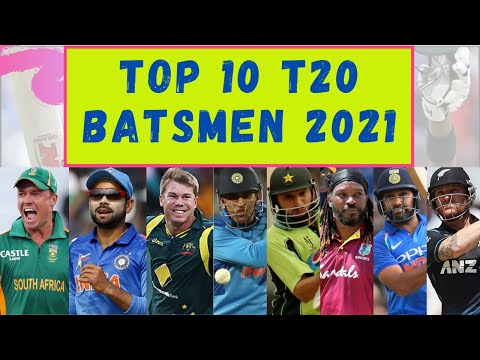 Top 10 T20 Batsmen 2021 I ICC Latest T20 Ranking 2021