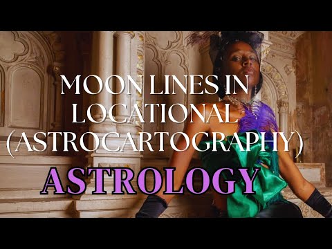 Moon Line in Locational Astrocartography Astrology