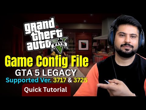 How to Install Gameconfig in GTA 5 (3717 & 3725) | Legacy Story Mode Offline 🔧