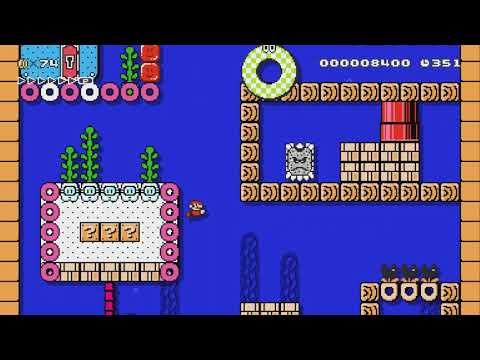 Happy Sand Puzzle by NaniNaniX - Super Mario Maker 2 - No Commentary 1bx