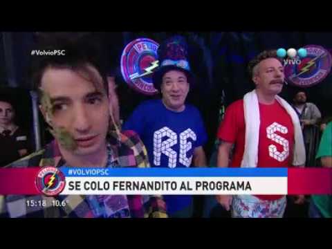 Se coló Fernandito al programa en la cara de Los Rebos - Peligro Sin Codificar