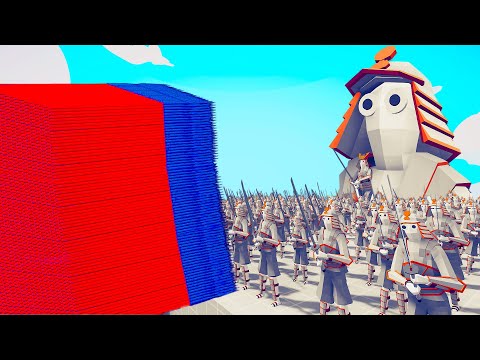 100x SAMURAI + GIANT SAMURAI vs EVERY GOD  | Totally Accurate Battle Simulator