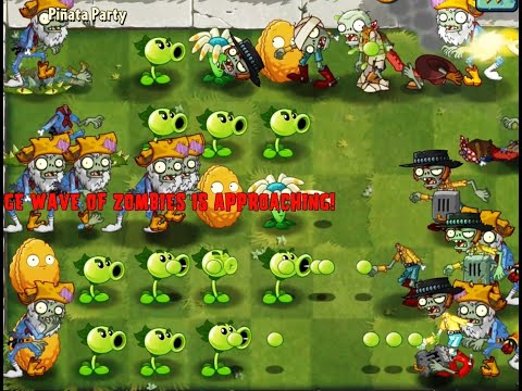 PLANTS VS ZOMBIES 2 PINATA PARTY REPEATER, WALL-NUT, SPIKEWEED