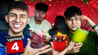 WE TRIED THE WEIRDEST HOLIDAY DRINKS EVER!! | VLOGMAS 4