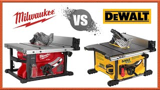 Milwaukee vs Dewalt Table Saw - Dewalt DCS7485 vs Milwaukee 