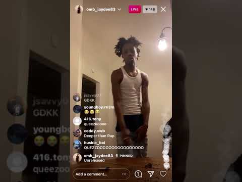 Ombjaydee on live playing Unreleased dissed tdot and dthang🔥❗️❗️