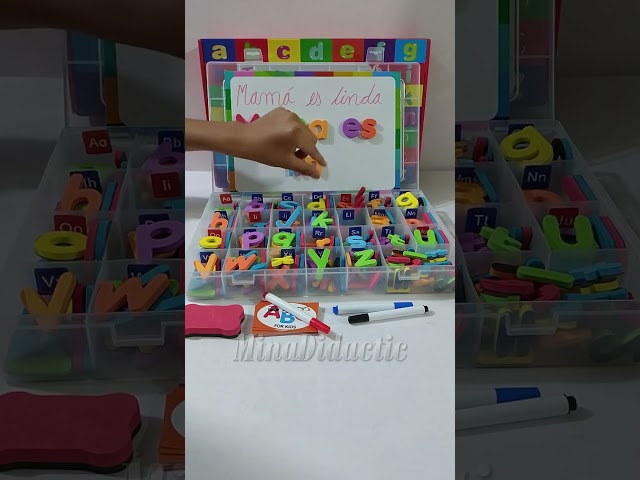 Vídeo relacionado con JoyCat Imanes Nevera Niños, 26 Letras Magneticas y Imanes Animales, Juego de Imanes de Abecedario para Niños, Juguete Educativo de Letras Magnéticas para Preescolar, Regalo Niño 2 3 4 5 años